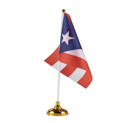 China Institutes Puerto Rico Healthcare Table Flag 6