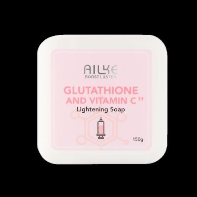 China Wholesale Ailke Private Label Basic Cleansing Glutathione Whitening Body Clean Care Soap Handmade Soap 150g for sale