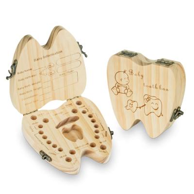 China All Wholesale Customized Wooden Kids Milk Tooth Box YQ-WD-Tooth Box for sale