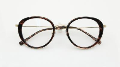 China Retro Round Cateye Glasses Computer Reader blue Light Blocking for Women Men Glasses Handmade Acetate Metal Frame for sale