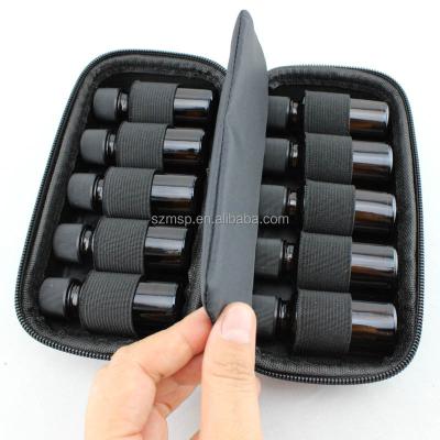 China Normcore / 10 x Essential Oil Bottles 5ml And 15ml Hard Hold Minimalist EVA Case Vials for sale