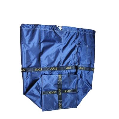 China Foldable Blue Duty Large Bulk Oxford Laundry Bag For Wash Shop for sale