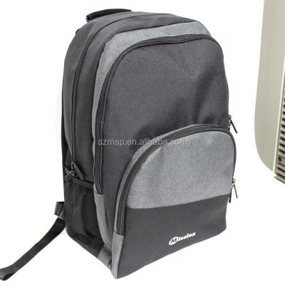 China 2023 School Boys Waterproof 600D Polyester Black And Gray Backpack New Style for sale