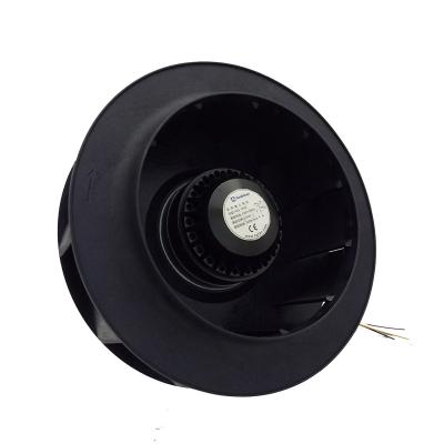 China Building Material Stores HonGuan AC 130-280mm High Temperature Brushless EC DC Exhaust Fan Backward Curved Centrifugal Fan for sale