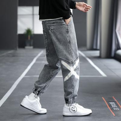 China 2021Wholesale Autumn/Winter Breathable Plus Velvet Plus-waisted Harlan Pants Men's Casual Jeans Men's Plus Size Trousers for sale