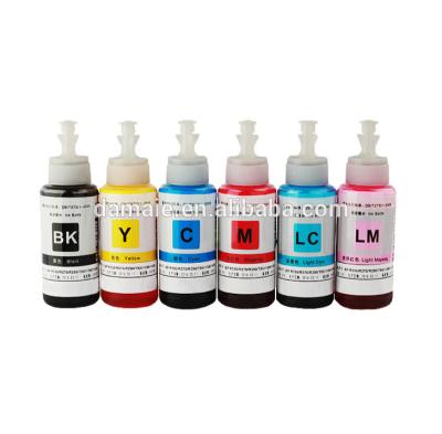 중국 70ml Dye Ink For Epson L100 L200 L210 L301 L350 L355 L455 L555 L1300 L800 L801 L1800 Ink Cartridge 판매용