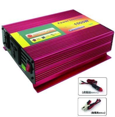 China Real Avional 12V1000W Universal High Power Inverters Multi Output Type Fixed Wave DC/AC Battery Converters With USB Output for sale