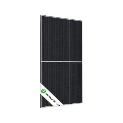 China Solar Power System Mono Photovoltaic Solar Panel Half Cell 156 Cell Solar Panels 500 Watt Monocrystalline for sale