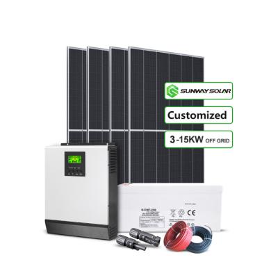 China Home off grid solar power system 3kw off grid solar system wholesale home solar panel kit for sale