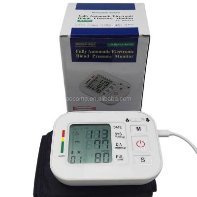 China Factory Wholesale High Accuracy In Hot Sale Amazon LCD Memory Home Care Digital Arm Blood Pressure Detector Suitable For Family Health Care for sale