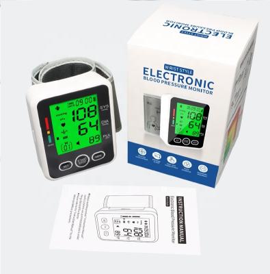 China Hot Sales High Accuracy Wholesales Electronic Wrist Sphygmomanometer And Box Customized Language Use For Health Care Blood Pressure Monitor for sale