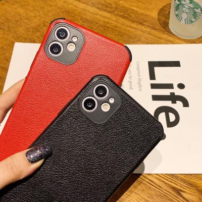 China Anti-fall High Quality Luxury Classic Leather Smartphone Case For iPhone 11 iPhone 12 for sale