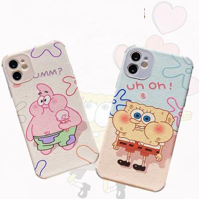 China Anti-fall factory wholesale hot sale Amazon best quality Leather+TPU material phone covers fit for iphone 12 11 model cell phone for sale