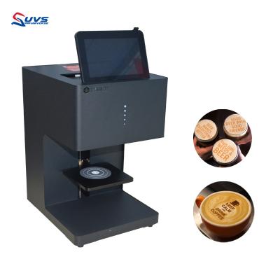 China 3D Cafe Printer Machine With Wifi System Hubei UVS WiFi Coffee Printer Chinese Supplier Selfie Art Printer Brown Ink Edible Printer for sale