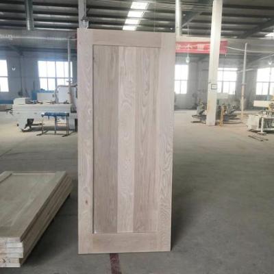 China Sliding White Oak Two Square 2 Panel Door for sale