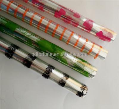 China Flower Gift Wrapping Film Transparent Moisture Proof Material Printed Opp Film for sale