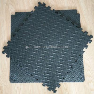 China Anti-Fatigue Anti-Slip Exercise Locking Gym Padded EVA Foam Floor Mat for sale