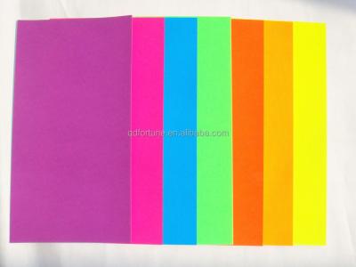 China Color Waterproof Printed Fluorescent Paper Sheet / Roll / Sticker for sale