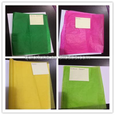 China Rustproof Flower Wrapping Color Waxed Tissue Paper for sale