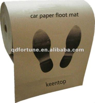 China Moisture Proof Floor Mat Paper , Pe Coated Paper For Car And Foot Mat Paper for sale