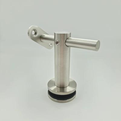 China Modern Adjustable Glass To Rail Bracket Stainless Steel for sale