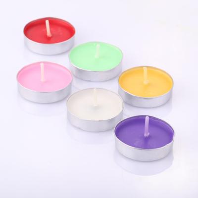 China Handmade tea light scented candle with 6g aluminum jar for sale