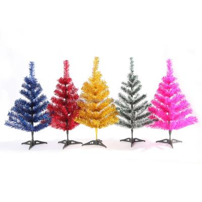 China Decoration for Christmas New Product 30cm Table Top Christmas Tree Red Color Christmas Tree for sale