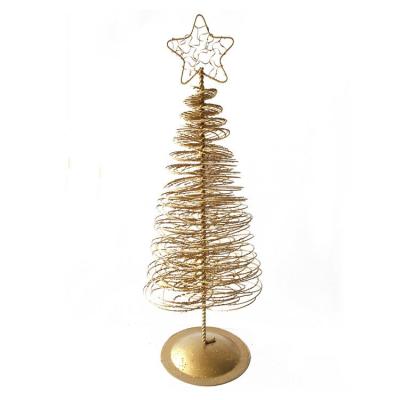 China Decoration for Newest Mini Christmas Tree Accessories Golden Christmas Tree Crazy Sale Decorations for sale