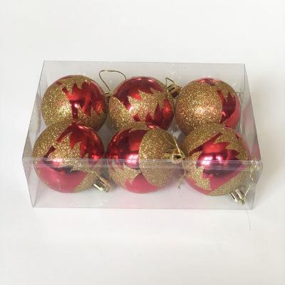 China Decoration For Sale Christmas Tree Top Hanging Christmas Tree Ball Style Fashionable Christmas Balls For Sale for sale