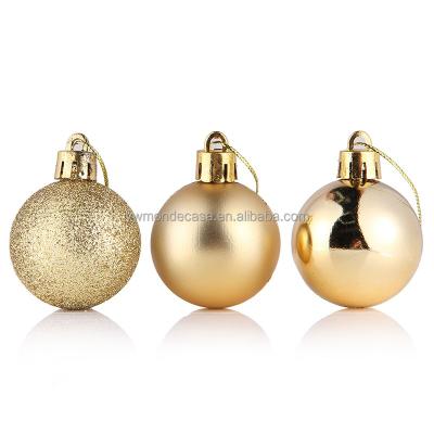 China Decoration For Christmas Christmas Decoration Ball Hot Selling Plastic Paint Ball Accept Customized Logo for sale