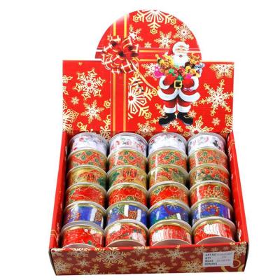 China Factory Supply Double Face Wedding Christmas Decorate Printing Logo Printed Ribbon for sale