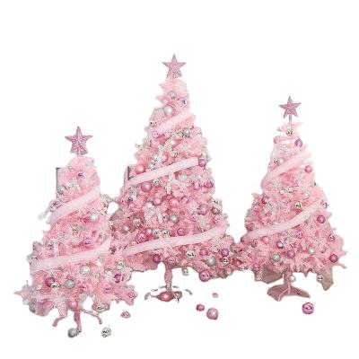 China Christmas Party Decoation 2020 Hot Selling High Grade Plastic Christmas Tree Artificial Pink Christmas Decoration Tree Ornament For Home for sale