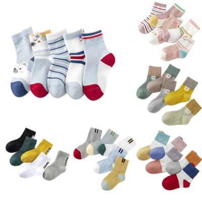 China Breathable Cheap Fall And Winter Medium Combed Cotton Children'S Socks Tube Socks Wholesales for sale