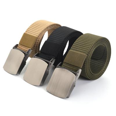 China Durable Nylon Alloy Buckle Leisure Woven Belt Inner Men And Women Outdoor Training Tactical Belt for sale