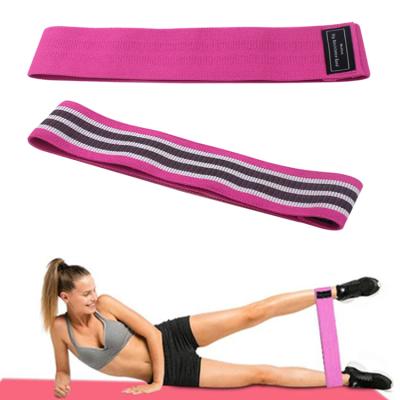 China Durable Custom Logo Printed Yoga Gym Exercise Fitness For Legs Glutes Booty Hip Cloth Resistance Bands for sale