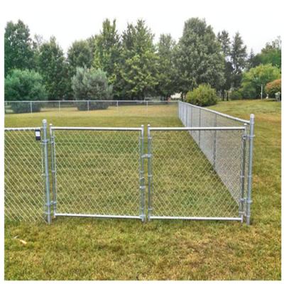 China 8 Foot Low Wall Fence Mesh Factory Direct Sale PVC Coated Hot Dipped Galvanized Industry Chain Link Fence For Sale for sale