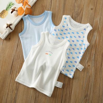 China Breathable Boys And Girls Baby Sleeveless Vest for sale