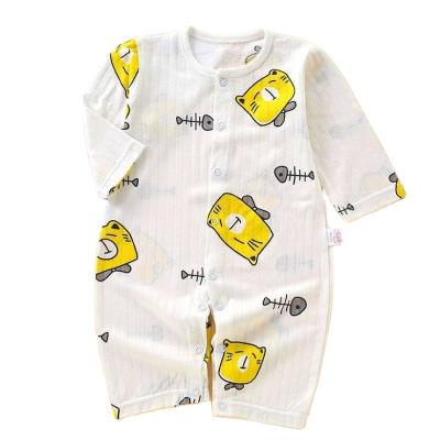 China Regenerated newborn thin spring and autumn long sleeve cellulose fiber81-90% summer fiber baby wear men's open crotch women's baby for sale