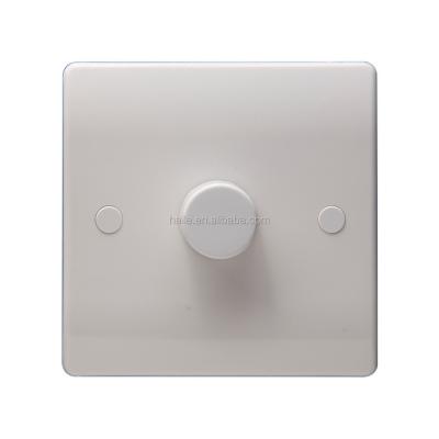 China Bedroom ; UK standard 250W/400W/500W/1000W 1gang dimmer switch white vertical navigation range of office building .etc, single or double pole for sale