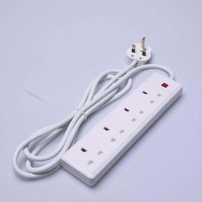 China Hailar 4 Way Power Outdoor Waterproof Universal Multi Extension Socket Switch UK Standard Electrical Outlet for sale