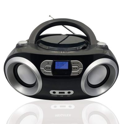 China Portable Digital Display FM Digital Radio Boombox Stereo CD Player with AM/FM Radio and Aux Line In BT for Home for sale