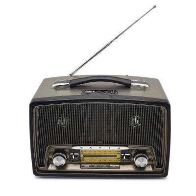 China Popular FM/AM/SW 3BAND RADIO Product Portable Radio Switch TF Card FM/AM/SW with Retro Style Portable Office Home Radio for sale