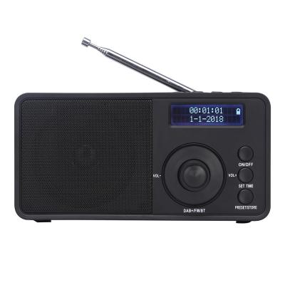 China 2020 DAB/DAB+ Newest fm Blue Dab High Quality Rechargeable Portable Digital Radio Blue Tooth for sale