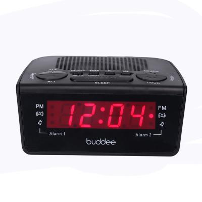 China Wholesale Digital AM Fm Alarm Clock Radio Dual Alarm Clock New Best Time Display And Clock Radio for sale