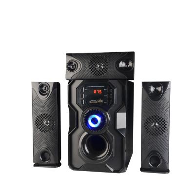 China AUX speaker. BT Nice Colorful Lightweight Bass Surround Sound Home Theater Wireless Speaker System High Multimedia System with USB TF Slot FM Radio for sale