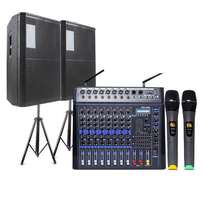 China Professional Commercial AUX/USB/Mp3 Stage Speaker Active Bass Speaker Home Theater Speaker Box With USB Input for sale