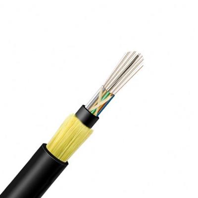 China Wholesale Aerial Fiber Cable Double Jacket ADSS 6 - 24 Core Fiber Cable With Span 50-100m UV / HDPE à venda