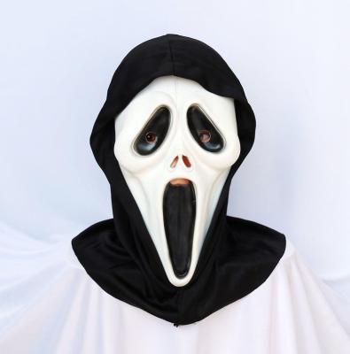 China Horror Festival Celebration Halloween Full Face Mask Ghost Mask Cosplay Creepy Prop Halloween Head Scary Outdoor Decorations Costume for sale