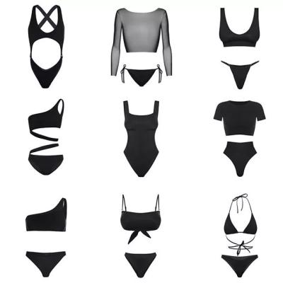 China Custom swimwear women lady bikinis swimwear manufacturers OEM quality designer logo private label swimwear breathable bikini for sale