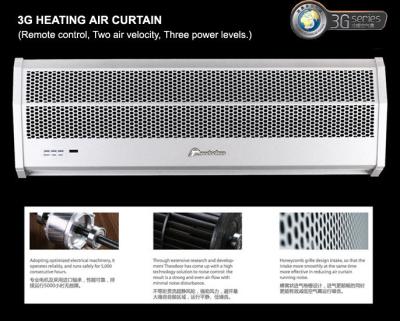 China 2024Factory Compact Overhead Door Air Curtains With PTC Electric Heater for sale